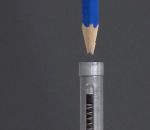 vid�o crayon machine equilibre pointe